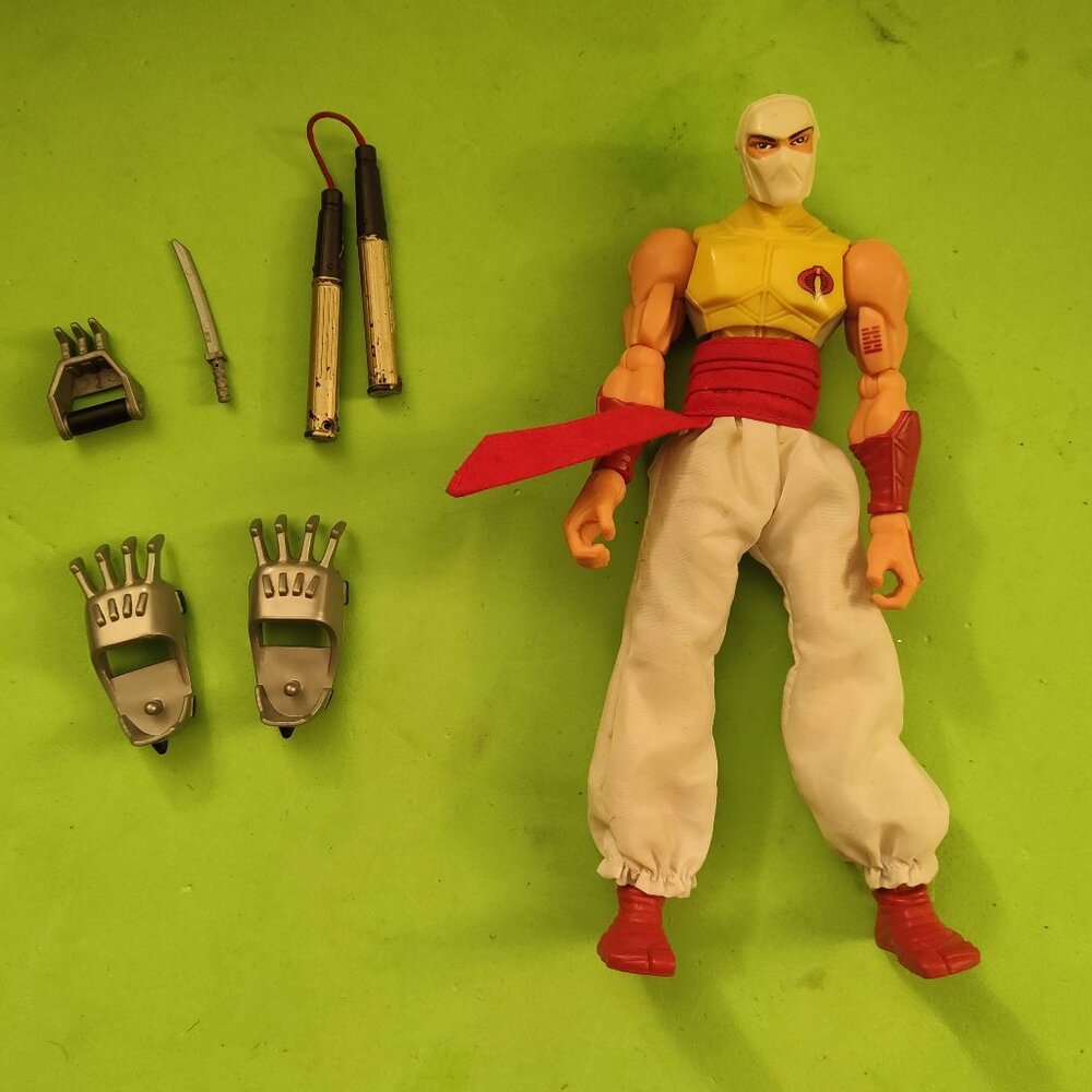 Hasbro 2005 G.I. Joe Sigma 6 Storm Shadow 8" Action Figure Cobra Ninja